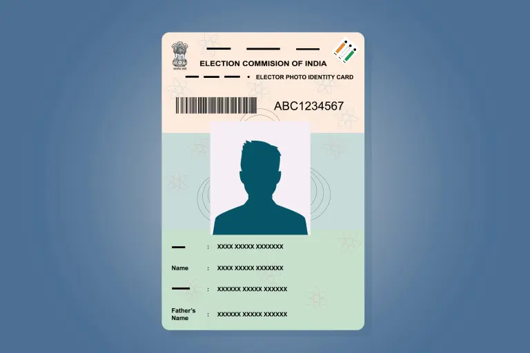 Voter ID Card Sample Image